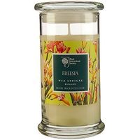 Wax Lyrical RHS Scented Large Wax Candle Filled Glass Freesia