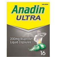 Anadin Ultra 200mg Ibuprofen Liquid Capsules - 16