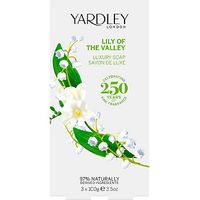 Yardley Lily Of The Valley 3 X 100g Soap