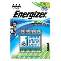 Energizer Eco Advanced AA Batteries X4