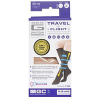 Neo G Travel And Flight Compression Socks Large Beige