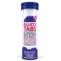 Glucotabs Blueberry Burst Fast Acting Glucose 10 Tablets
