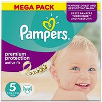 Pampers Premium Protection Active Fit Size 5 Mega Box - 68 Nappies