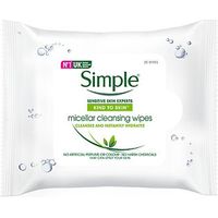 Simple Kind To Skin Micellar Cleansing Wipes - 25 Wipes