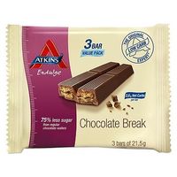 Atkins Endulge Chocolate Break Value Pack 3 X 21.5g