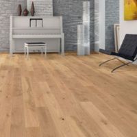 Colours Monito Natural Oak Real Wood Top Layer Flooring Sample