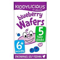 Kiddylicious Blueberry Wafers 10 Wafers 20g 6+ Months