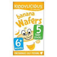 Kiddylicious Banana Wafers 10 Wafers 20g 6+ Months