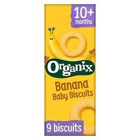 Organix Finger Foods Banana Baby Biscuits 54g