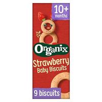 Organix Strawberry Ring Biscuits 54g