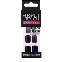 Elegnt Touch Express Polished Nails - Dirty Purple