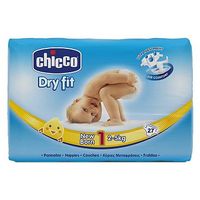 Chicco Dry Fit New Born Nappies Size 1 Maxi Pack - 27 Nappies
