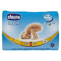 Chicco Dry Fit Mini Nappies Size 2 Maxi Pack - 50 Nappies