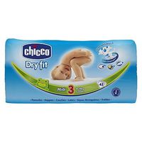 Chicco Dry Fit Midi Nappies Size 3 Maxi Pack - 42 Nappies