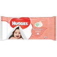 Huggies Baby Wipes Soft Skin Singles 56