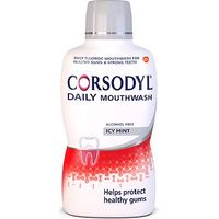 Corsodyl Daily Icy Mint Alcohol Free Mouthwash 500ml