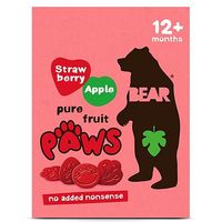 BEAR Paws Dino Multipack Strawberry & Apple (5 X 20g)