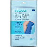 Bloccs Waterproof Protector For Casts And Dressings - Child Full Leg 10-14 Yr