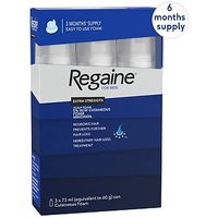 Regaine For Men Extra Strength Scalp Foam 5% W/w Cutaneous Foam - 6 Months Supply