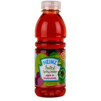 Heinz 6+ Months Fruity! Spring Water Apple & Blackcurrant 500ml