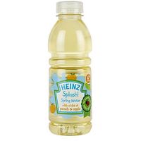 Heinz 6+ Months Splash! Spring Water With A Hint Of Peach & Apple 500ml