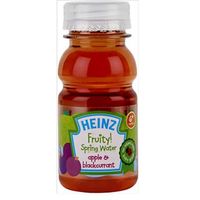 Heinz 6+ Months Fruity! Spring Water Apple & Blackcurrant 150ml