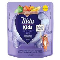 Tilda Kids Mild & Sweet Curry Rice 125g