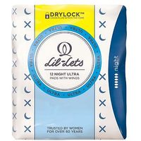 Lil-Lets Drylock Ultra Pads With Wings Night 12 Pack