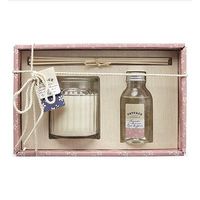Fat Face Lavender & Mimosa Scented Candle & Reed Diffuser Gift