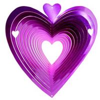 Active Pink Heart Wind Spinner