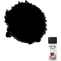 Rust-Oleum Painter's Touch Black Matt Decorative Spray Paint 150 Ml