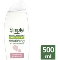 Simple Kind To Skin Nourishing Shower Cream 500ml