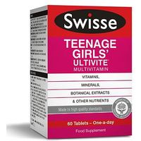 Swisse Ultivite Teenage Girls' Multivitamin - 60 Tablets