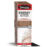 Swisse Ultivite Energy Multivitamin - 10 Natural Orange Effervescent Tablets