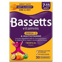 Bassetts Multivitamins Tropical Flavour Soft & Chewies 7-11 Years - 30