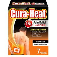 Cura-Heat Direct To Skin Back And Shoulder Pain Relief Patch (7 Patches)