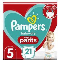 Pampers Baby-Dry Pants Size 5, 11-18Kg, 21 Nappy Pants