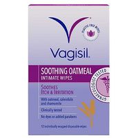 Vagisil Itch Relief Intimate Wipes - 12 Pack