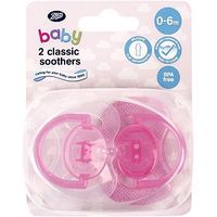 Boots Baby Newborn Soother 0-6 Months - Pink