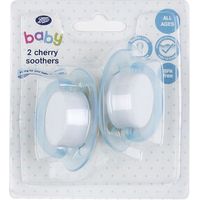 Boots Baby 2 Cherry Soothers Blue