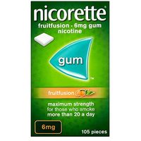 Nicorette Fruitfusion 6mg Gum - 105 Pieces