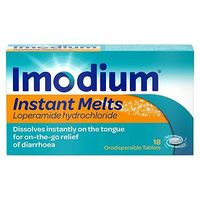 Imodium Instant Melts In The Mouth Tablets X 18