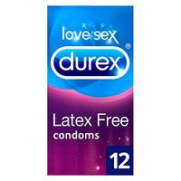 Durex Condoms Latex Free - 12 Condoms
