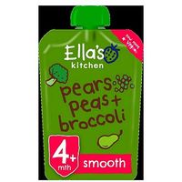Ella's Kitchen Broccoli Pears + Peas From 4 Months 120g