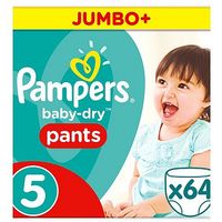 Pampers Baby-Dry Pants Size 5 Jumbo Box 64 Nappies