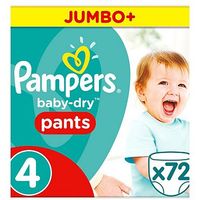 Pampers Baby-Dry Pants Size 4 Jumbo Box 72 Nappies