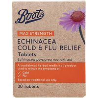 Boots Pharmaceuticals Max Strength Echinacea Cold And Flu Relief - 30 Tablets