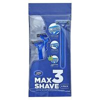 Boots Max Shave 3 Blade Disposable 4 Pack