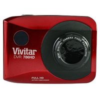 Vivitar DVR786HD Action Cam - Red