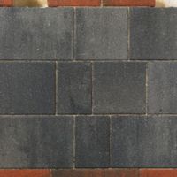 Graphite Driveflair Mixed Size Block Paving Pack Of 352 9.6 M²